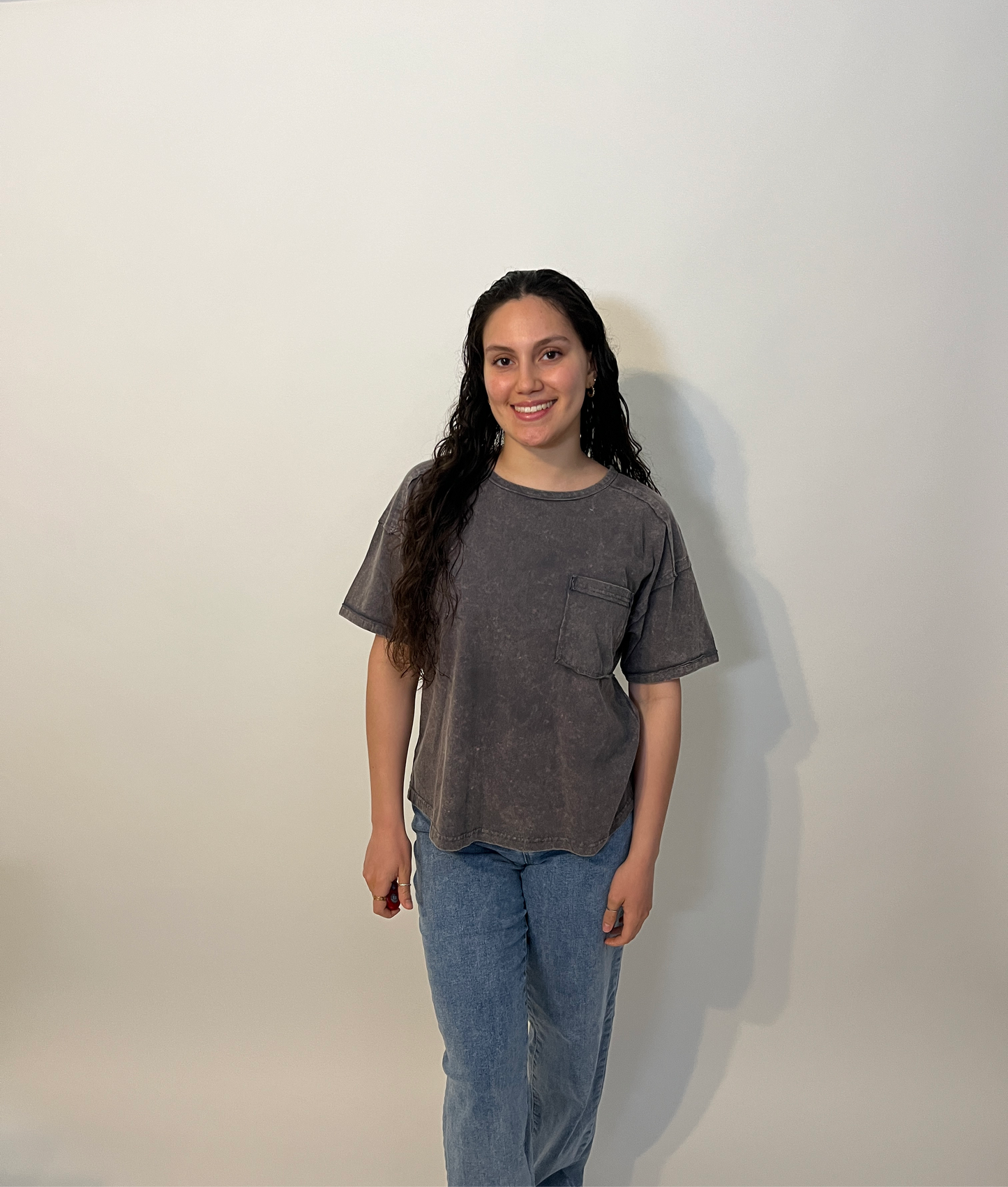 Zaira Top CHARCOAL