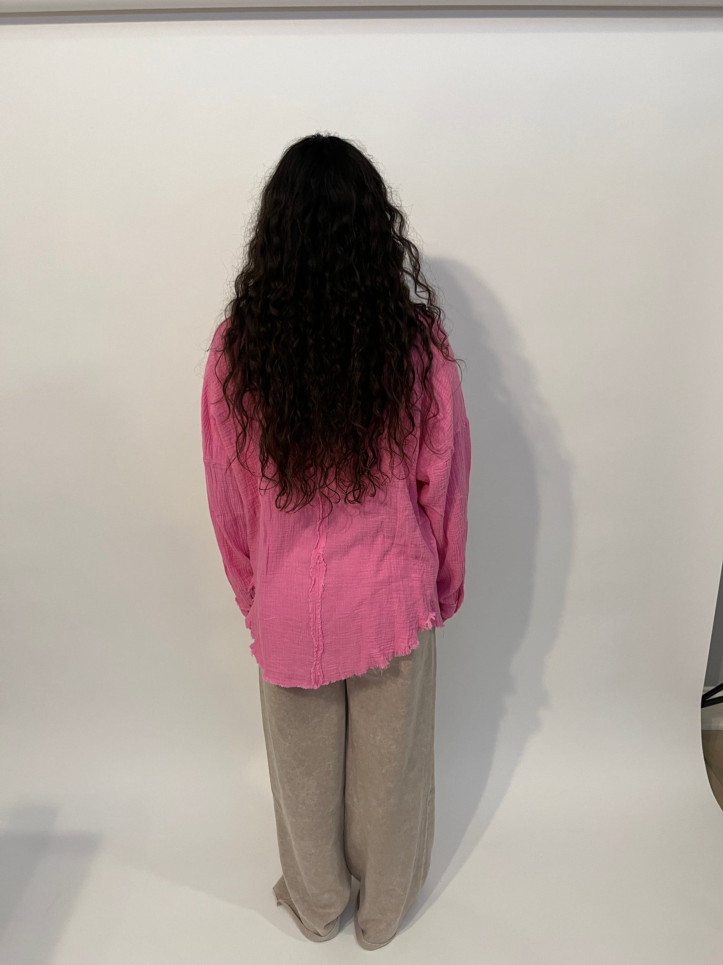 Pura Gauze Top PINK