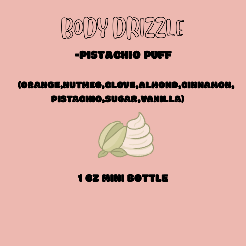 PISTACHIO PUFF MINI BODY DRIZZLE
