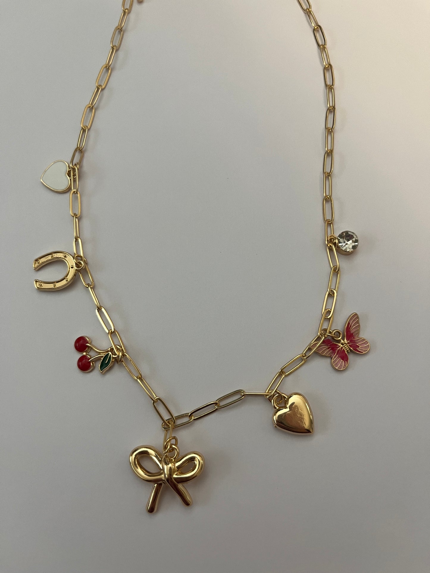 Cherry Flutter Necklace