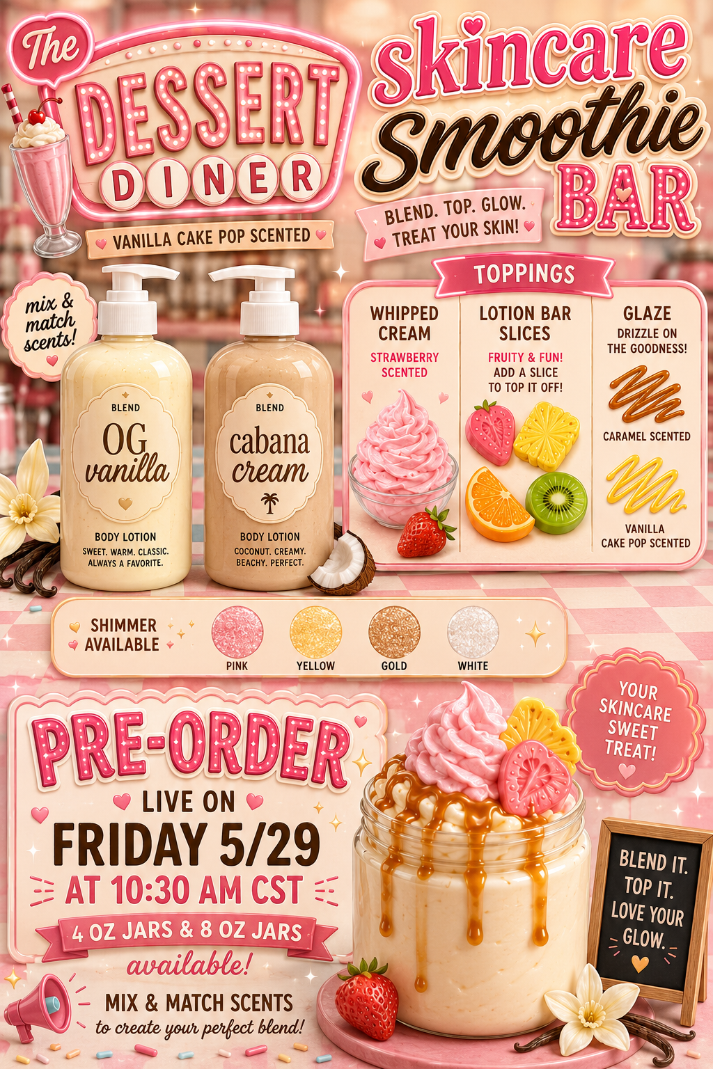 SKINCARE SMOOTHIE BAR PRE-ORDER