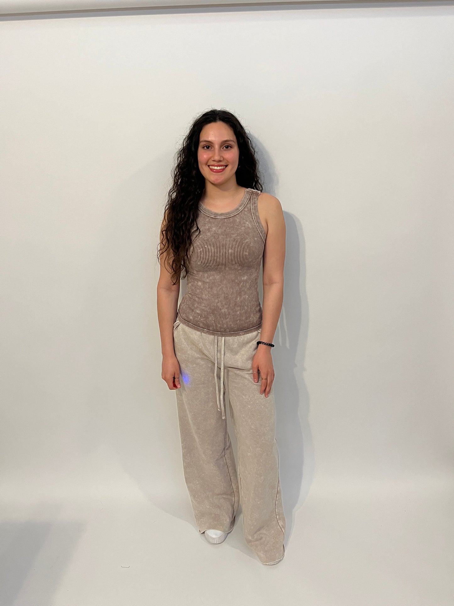 Desiree Seamless Tank BROWN