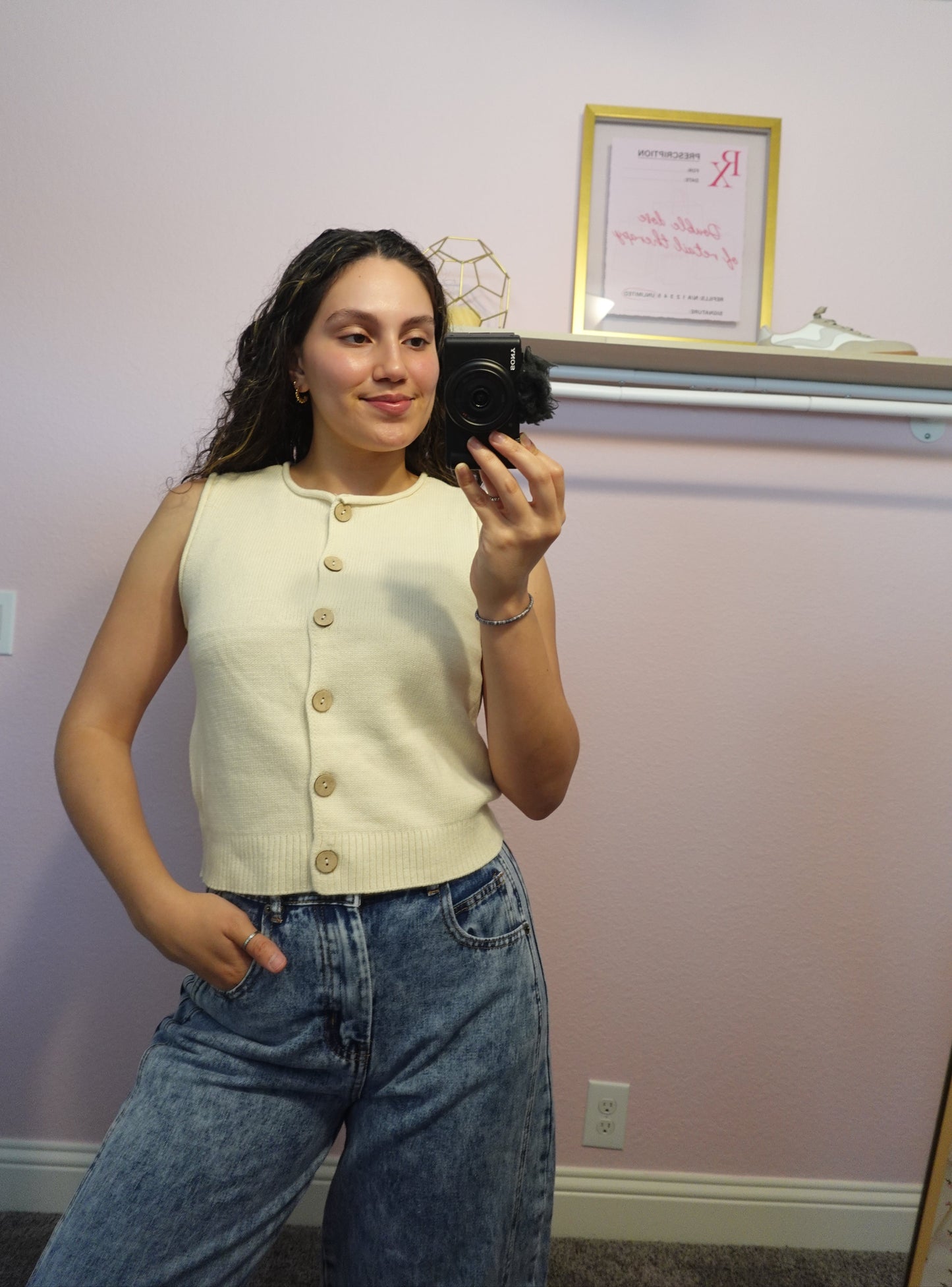 Off-Duty Knit Vest