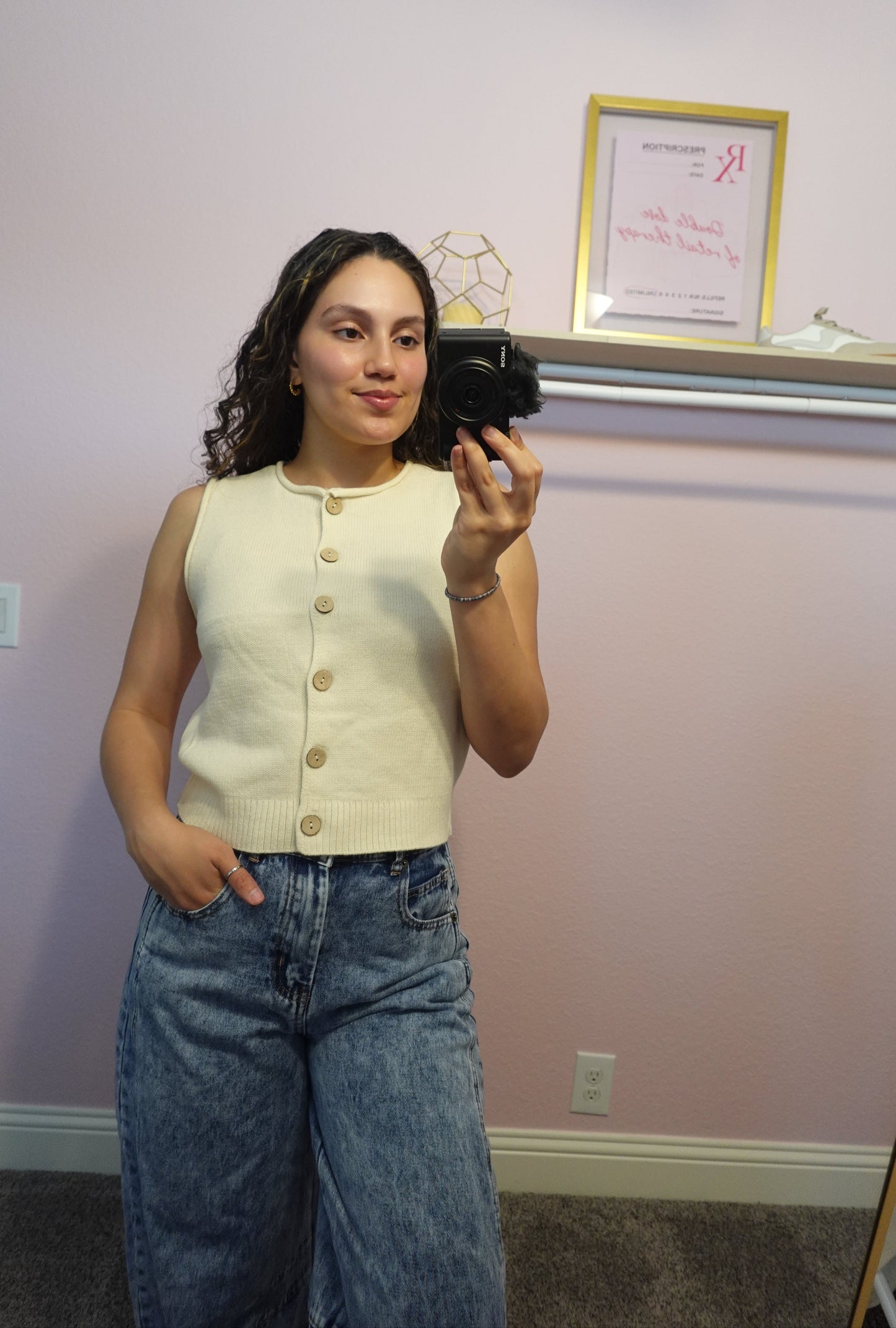 Off-Duty Knit Vest