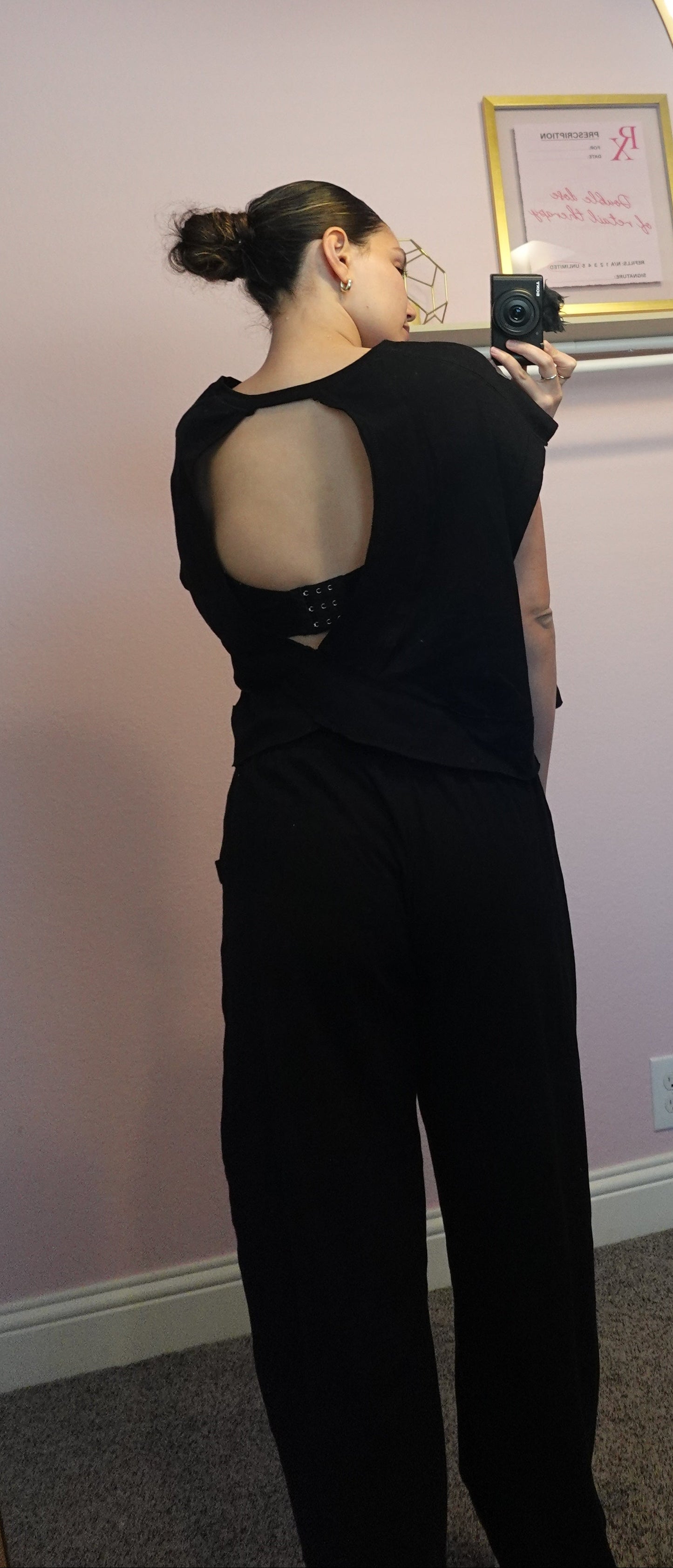 Cotton Open Back Top