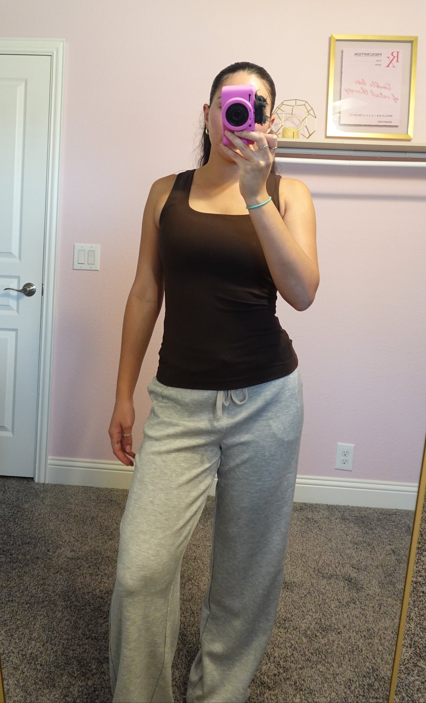 Pilates Day Tank BROWN