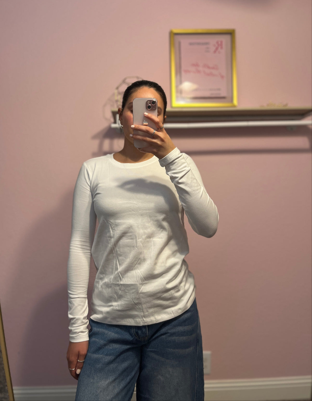 Basic Babe Long Sleeve WHITE