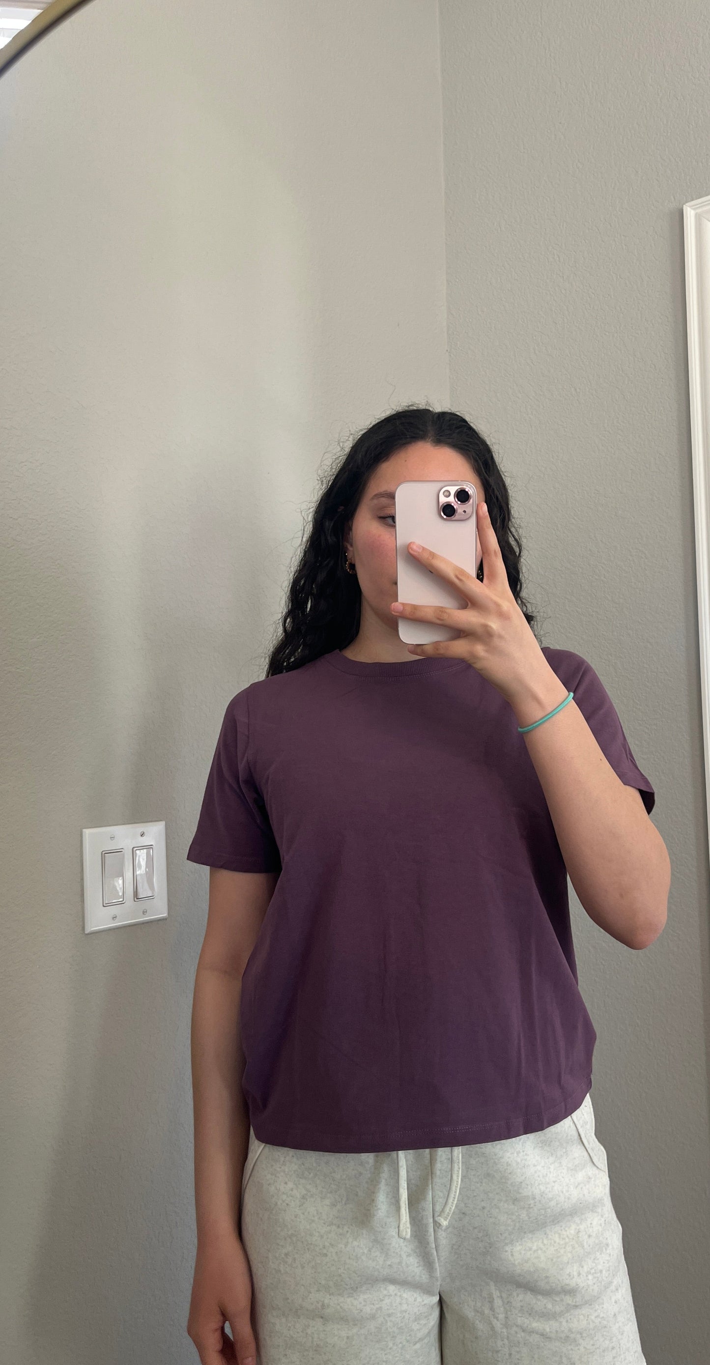 Plane Jane Boxy Tee PLUM