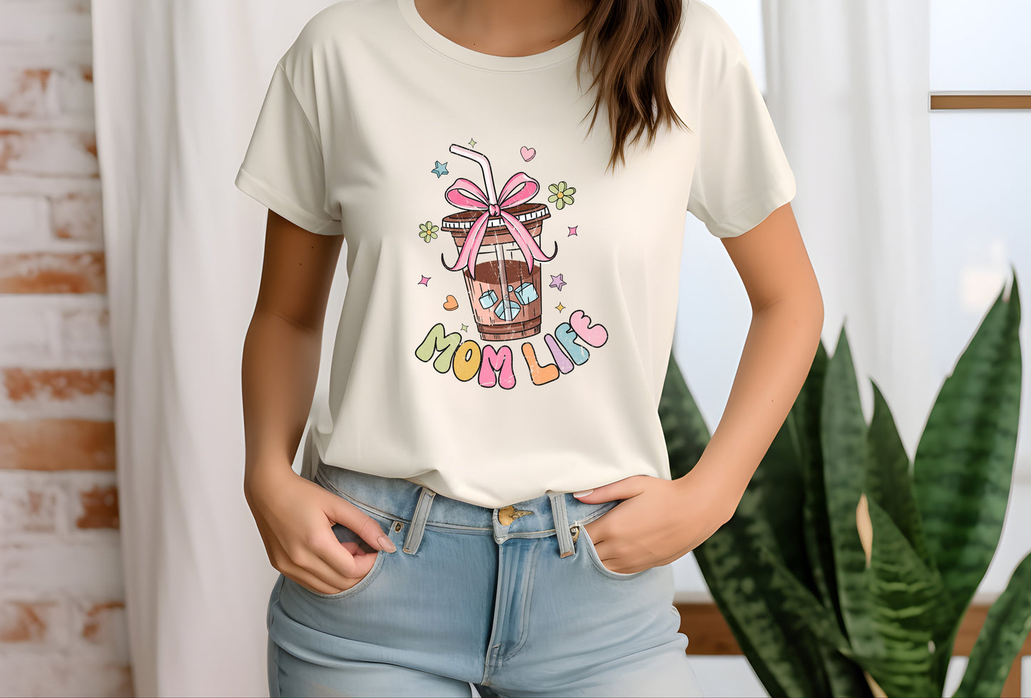 Mom Life Bow T-Shirt