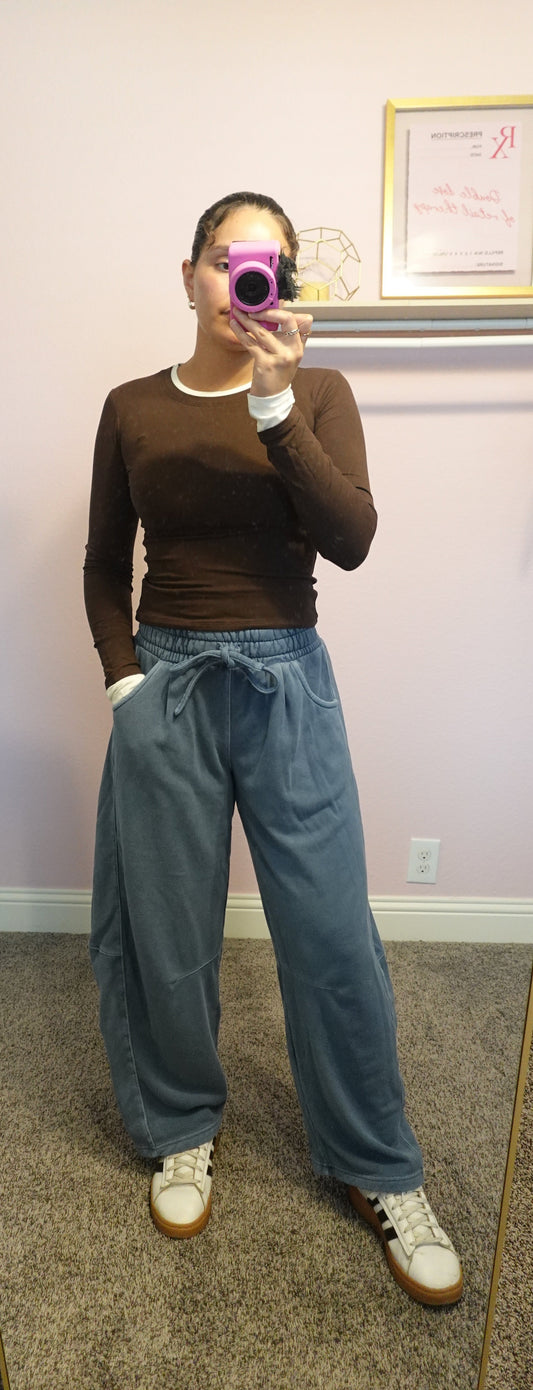 Barrel Sweatpants VINTAGE BLUE