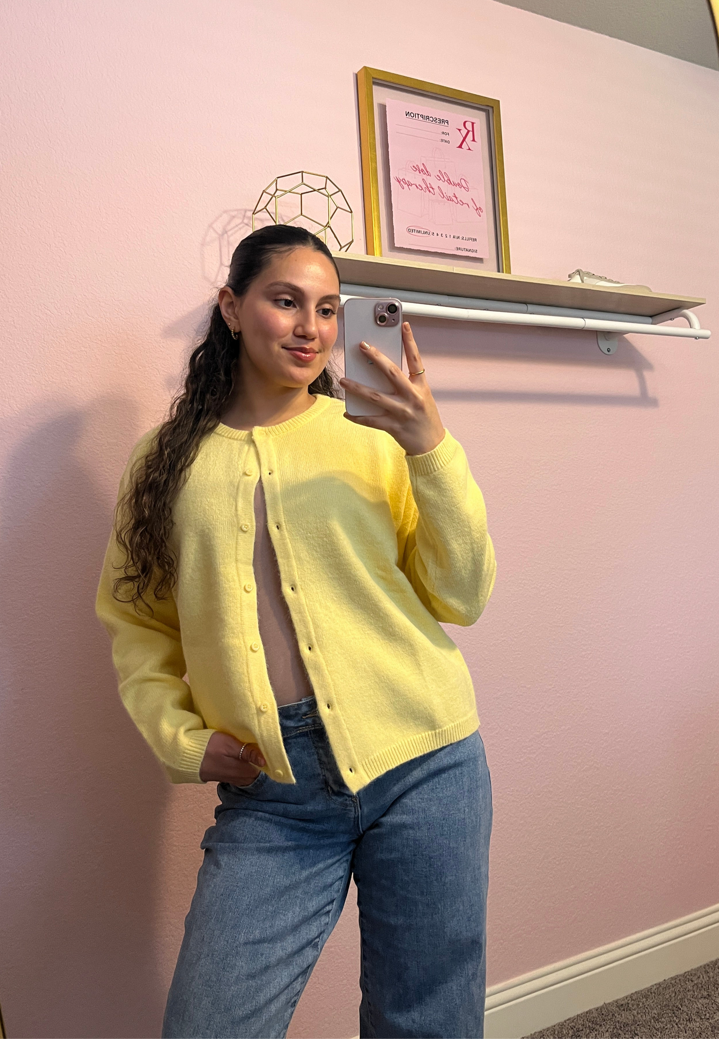 Soft Girl Cardigan YELLOW