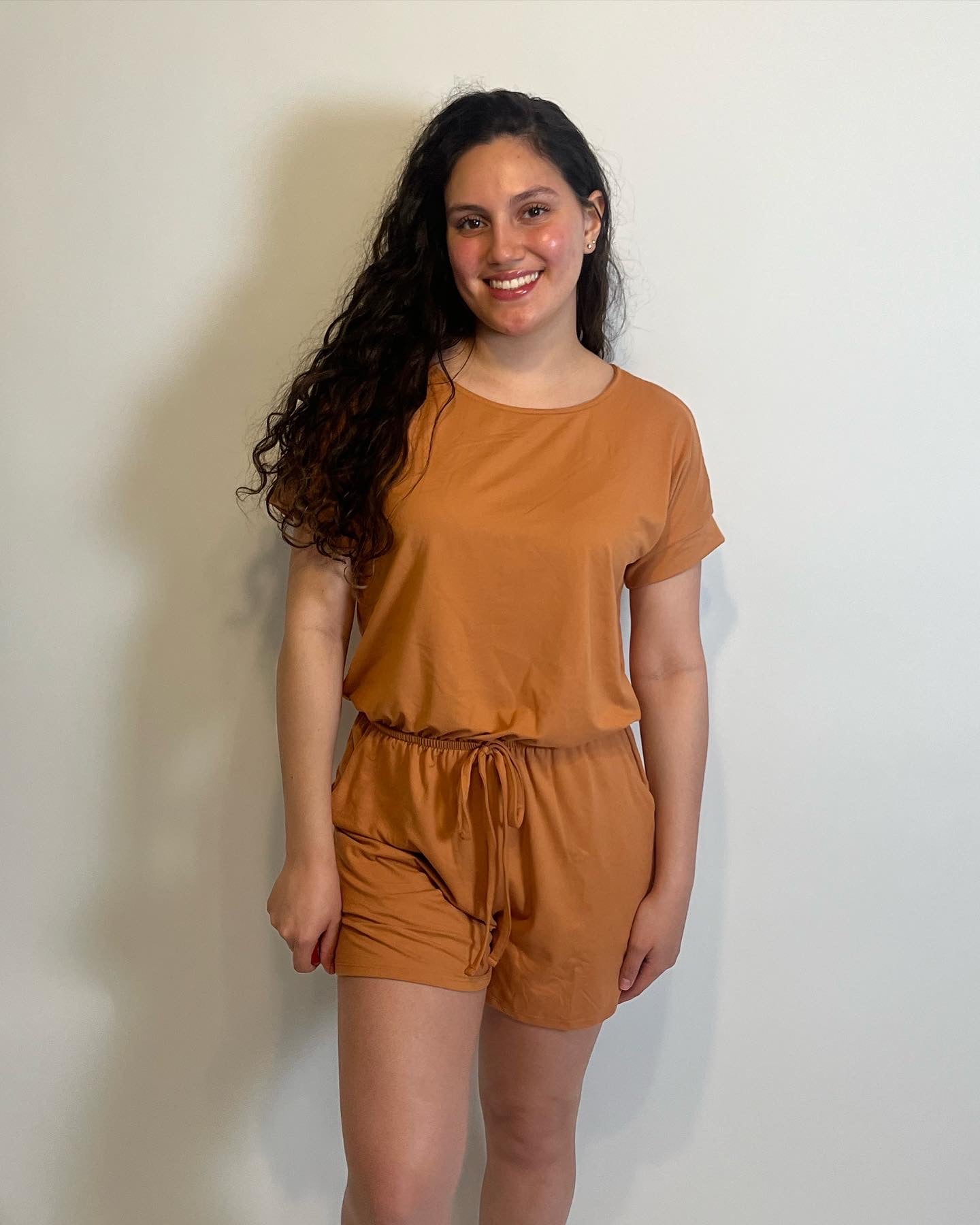 Butter Orange Soft Romper