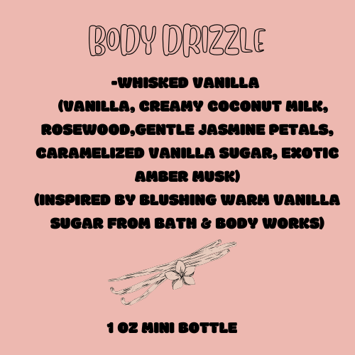 WHISKED VANILLA BODY DRIZZLE