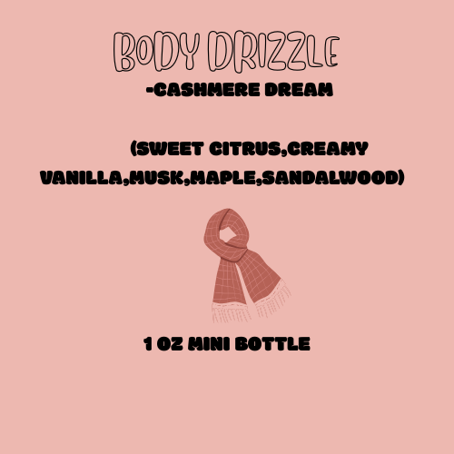 CASHMERE KISS MINI BODY DRIZZLE