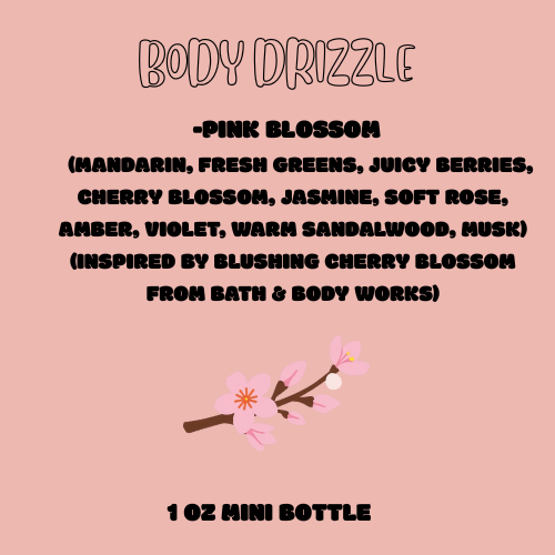PINK BLOSSOM BODY DRIZZLE