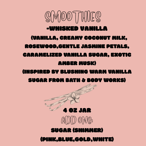 WHISKED VANILLA SMOOTHIE