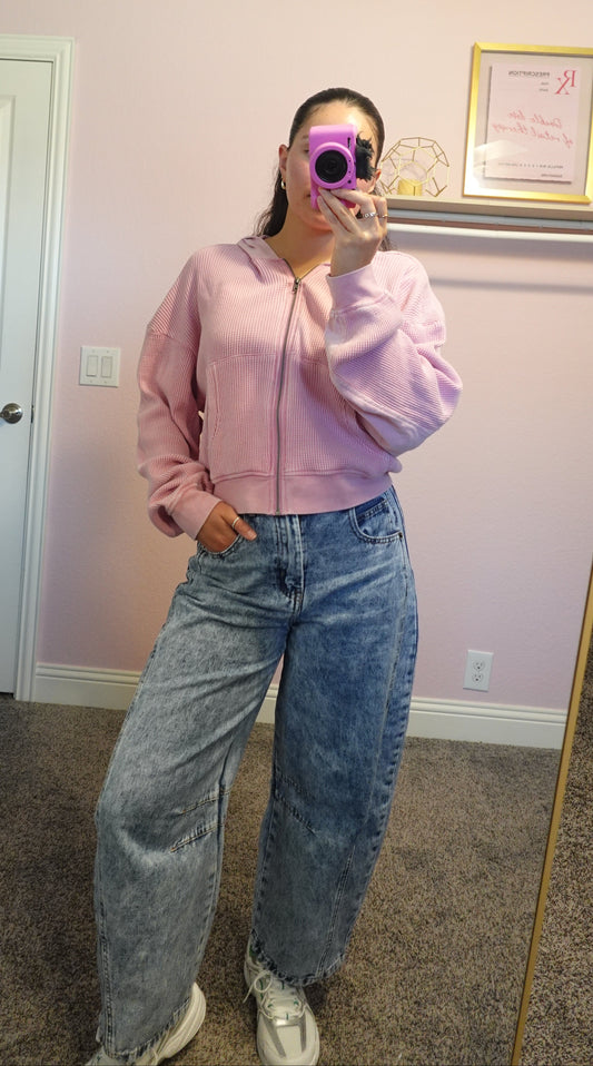 Waffle Pink Jacket