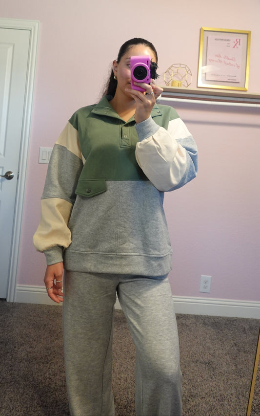 Evergreen Cozy Pullover
