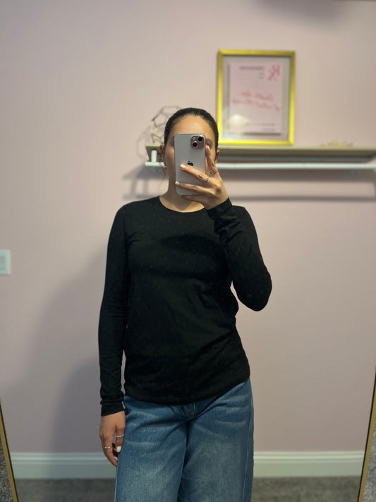 Basic Babe Long Sleeve BLACK