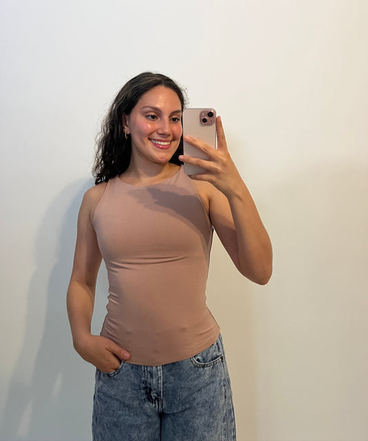 Hailey Tank BROWN