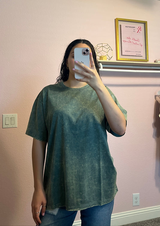 Acid Wash Tee SAGE