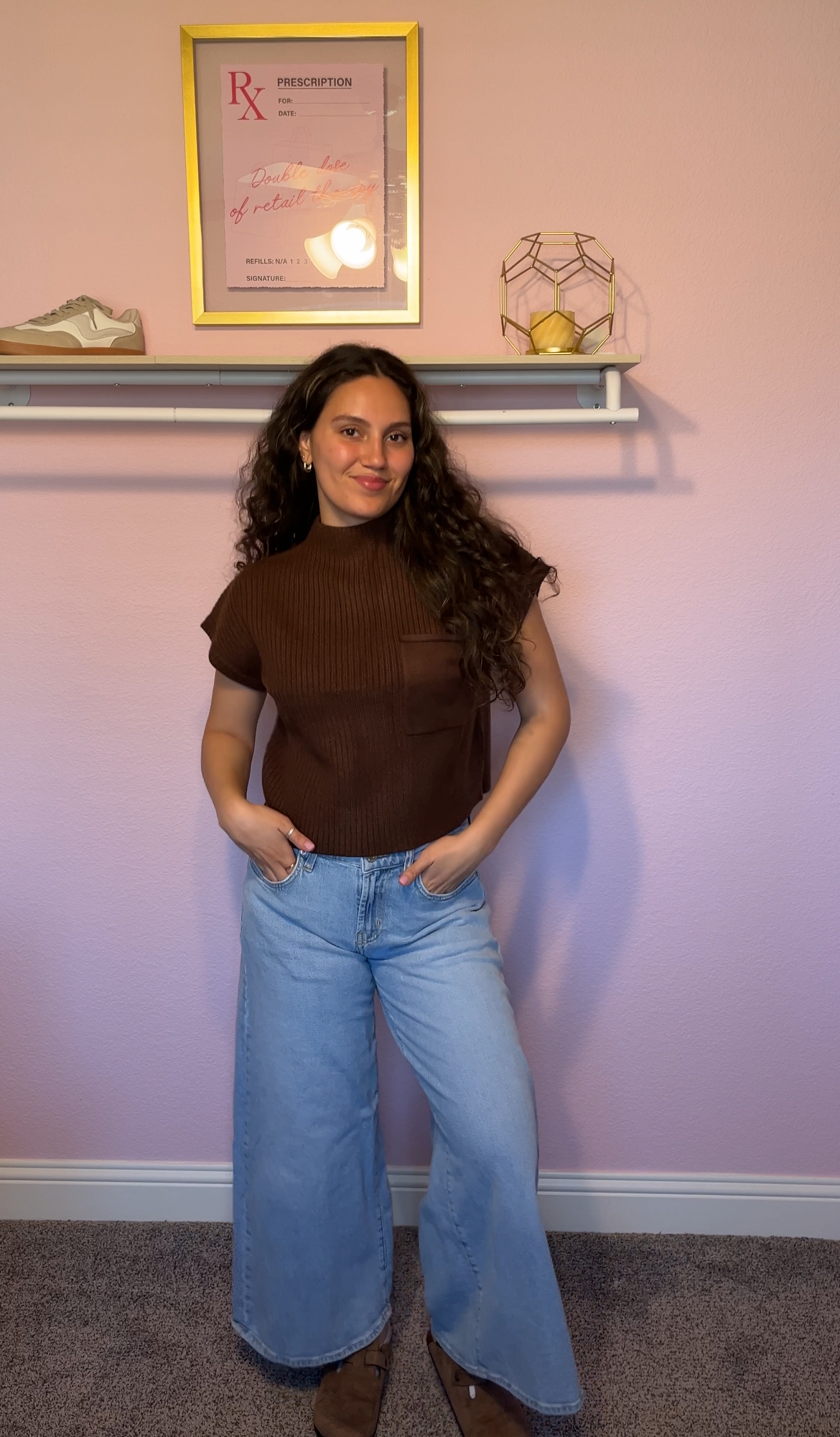 Chocolate Fleece Top