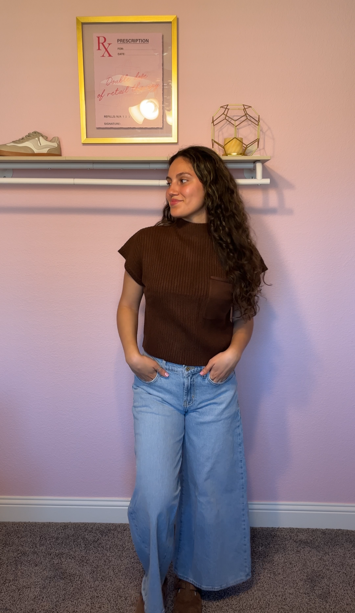 Chocolate Fleece Top