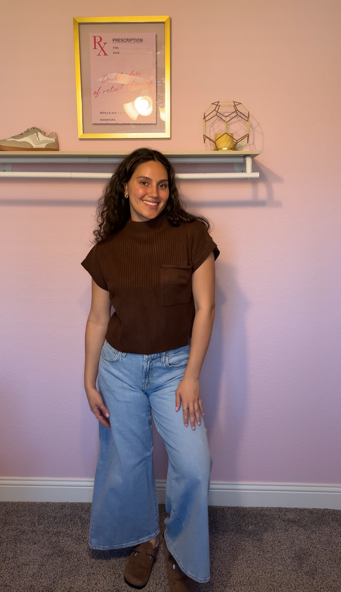 Chocolate Fleece Top