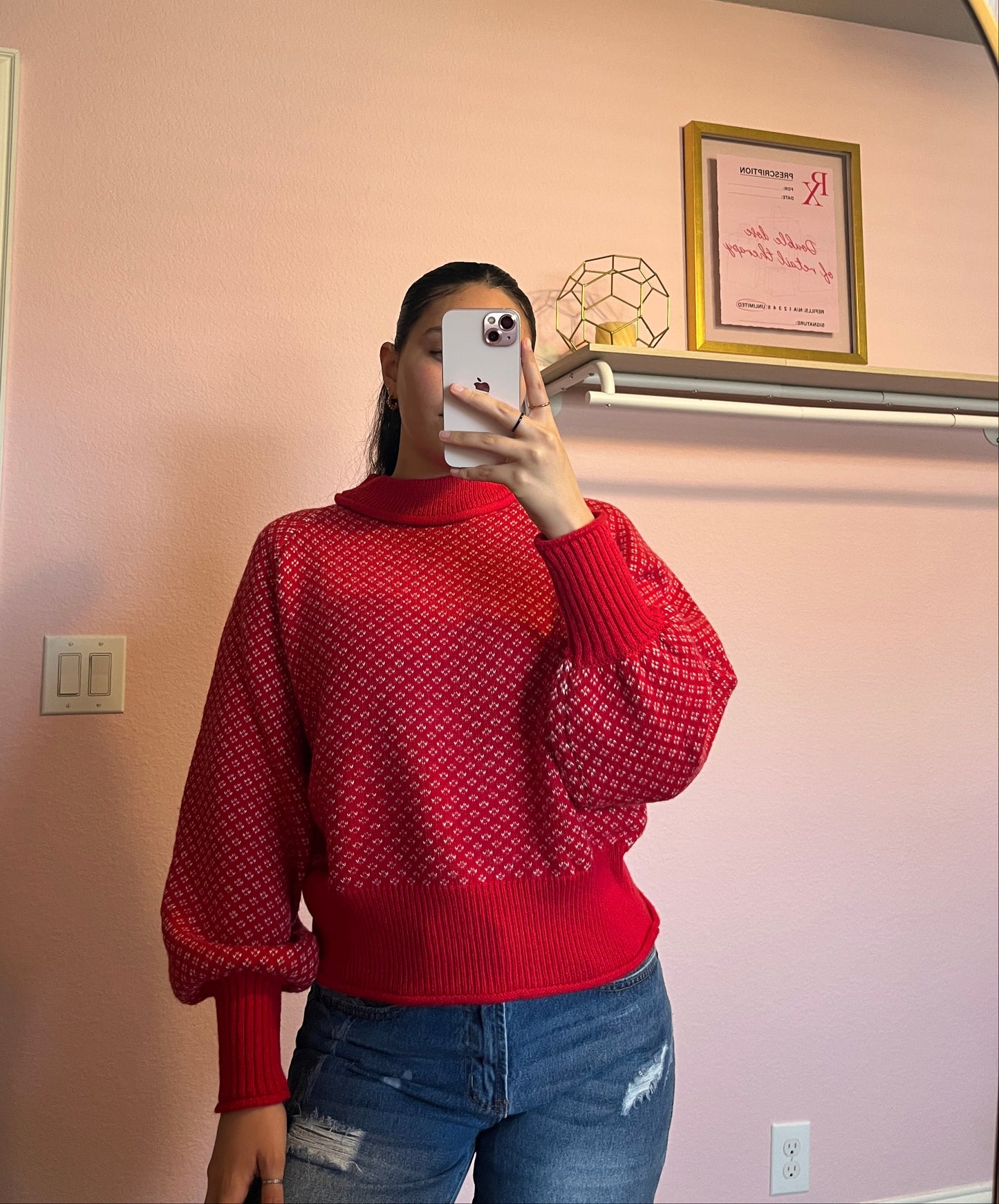 Cozy Cherry Sweater