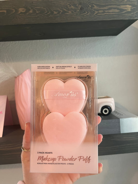 Heart Powder Puff