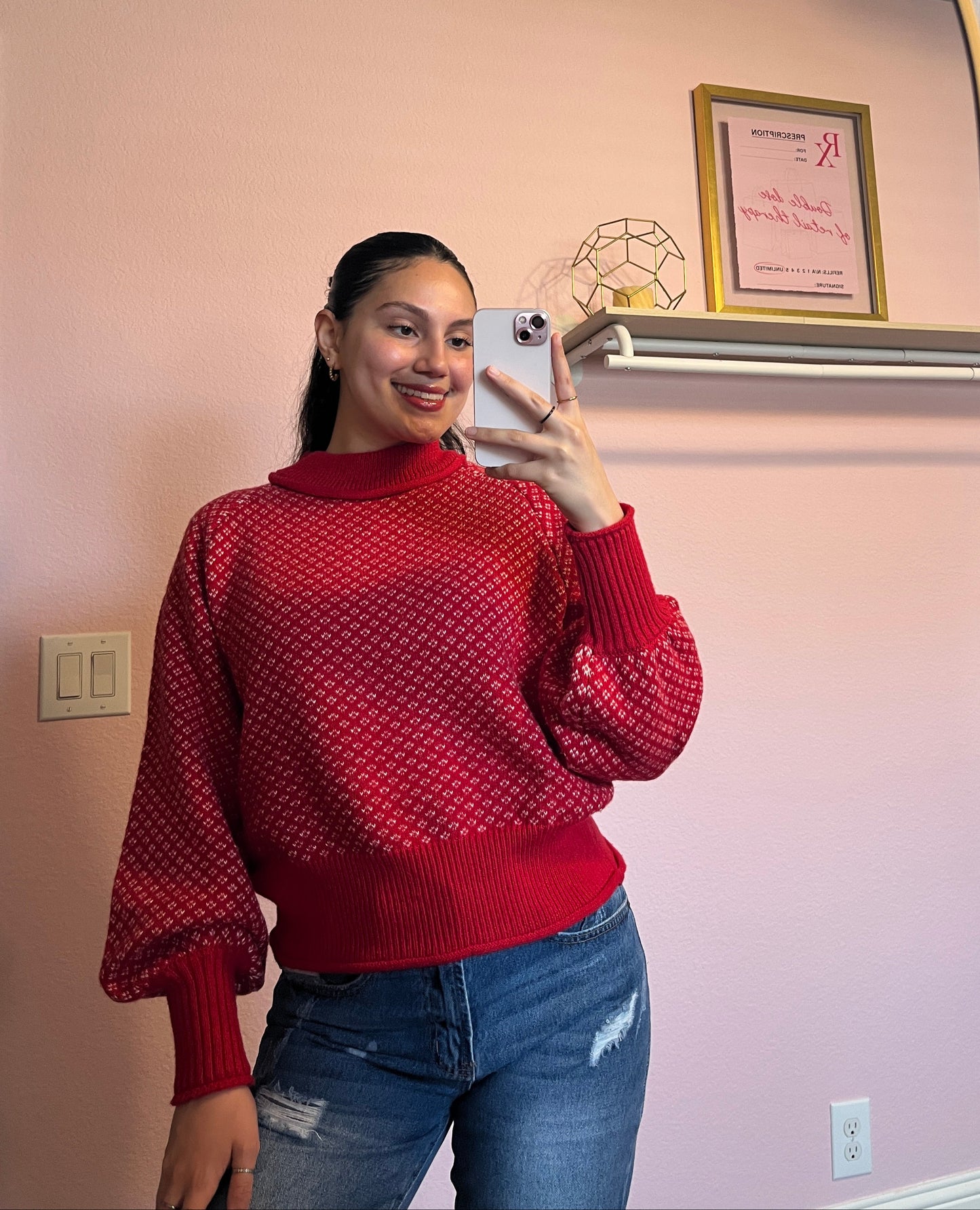Cozy Cherry Sweater