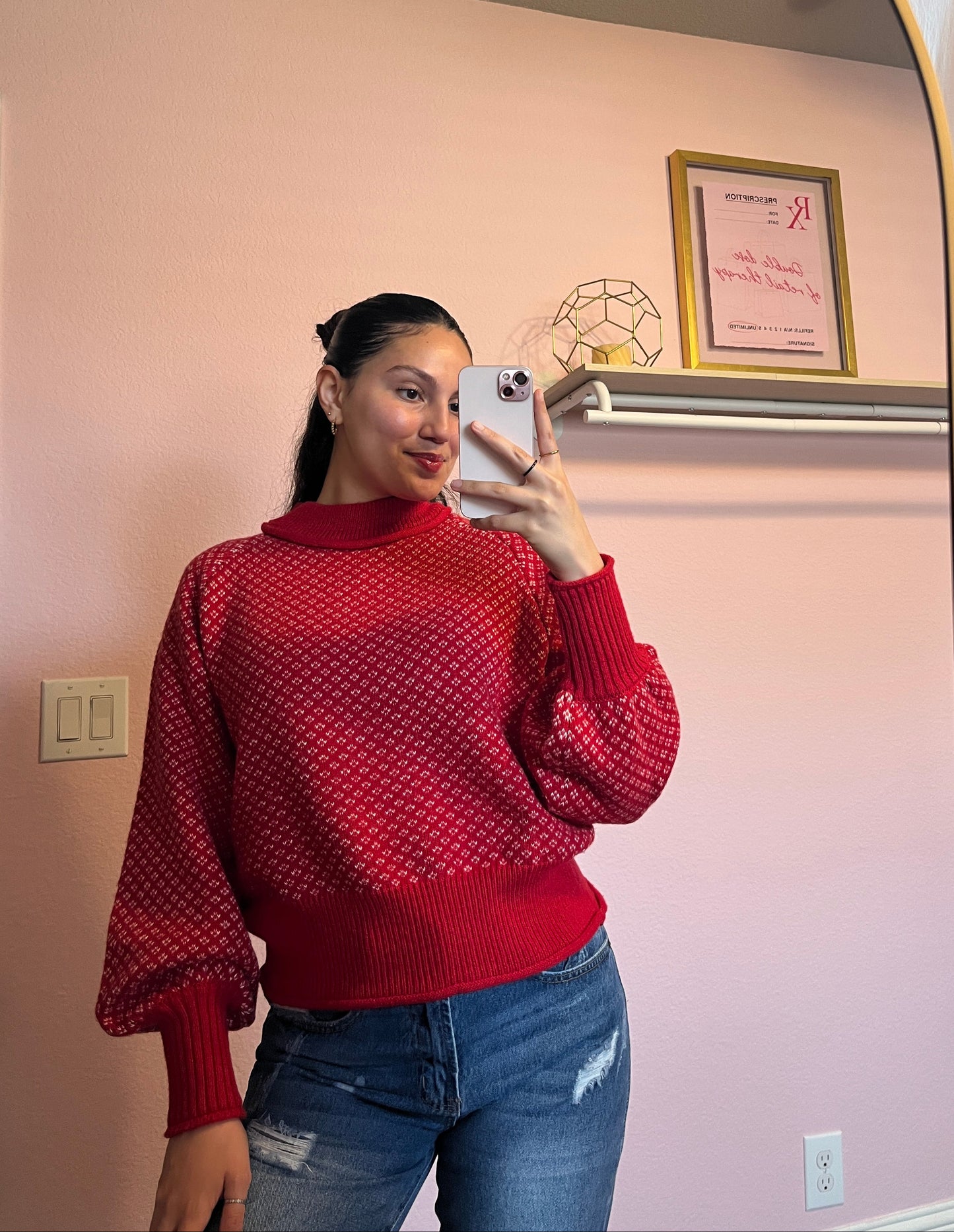 Cozy Cherry Sweater