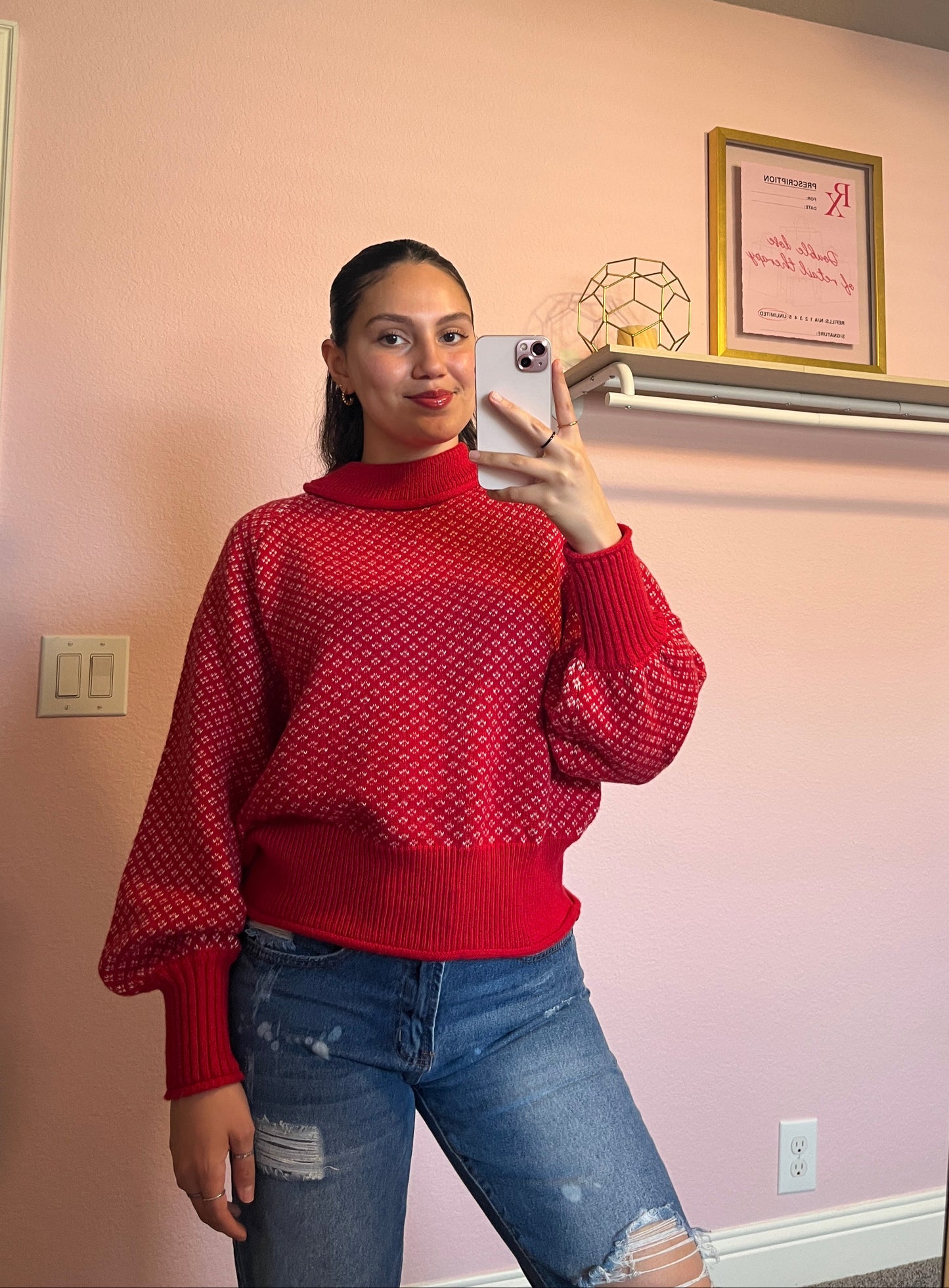 Cozy Cherry Sweater