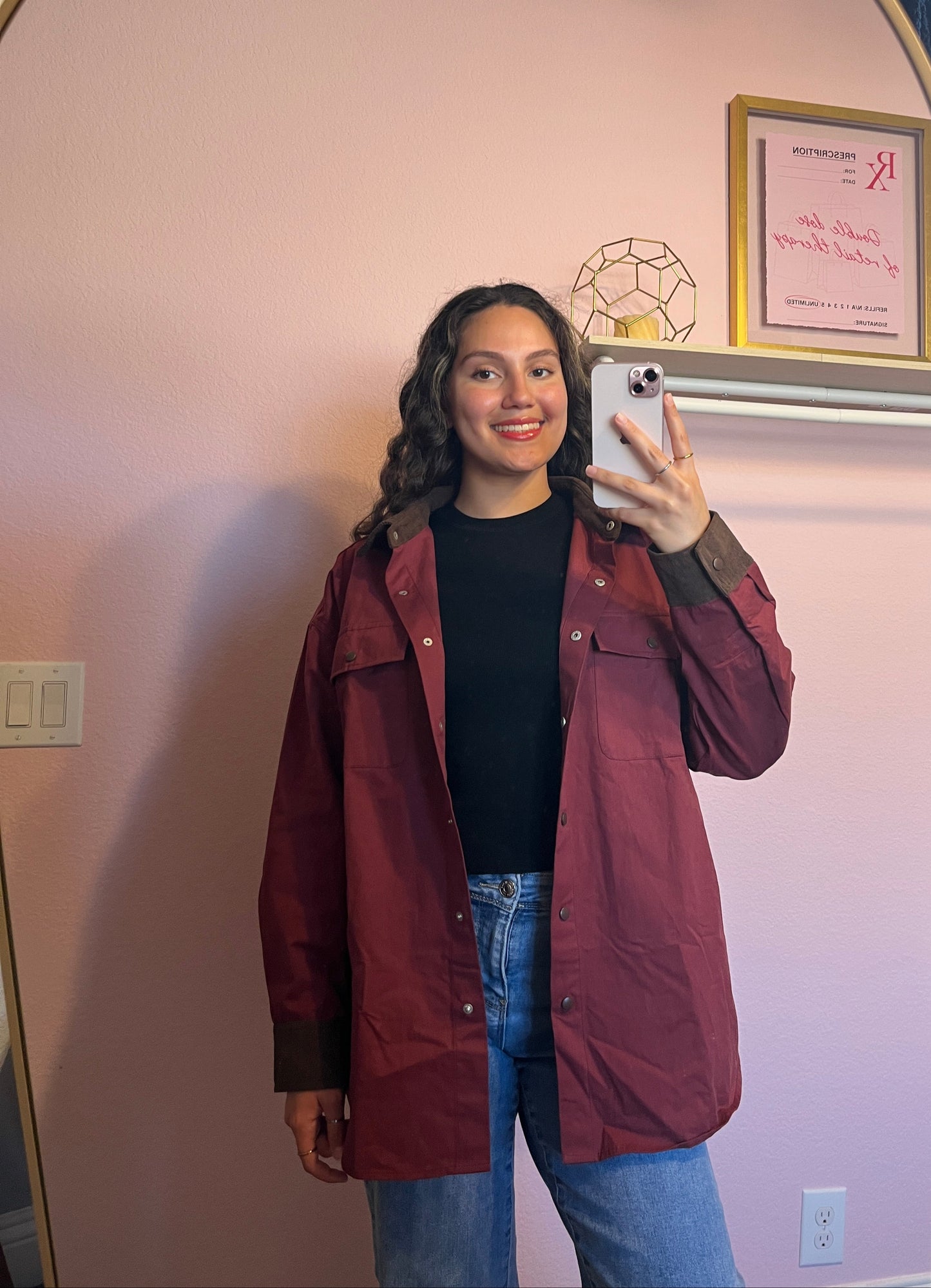 BURGUNDY BARN JACKET
