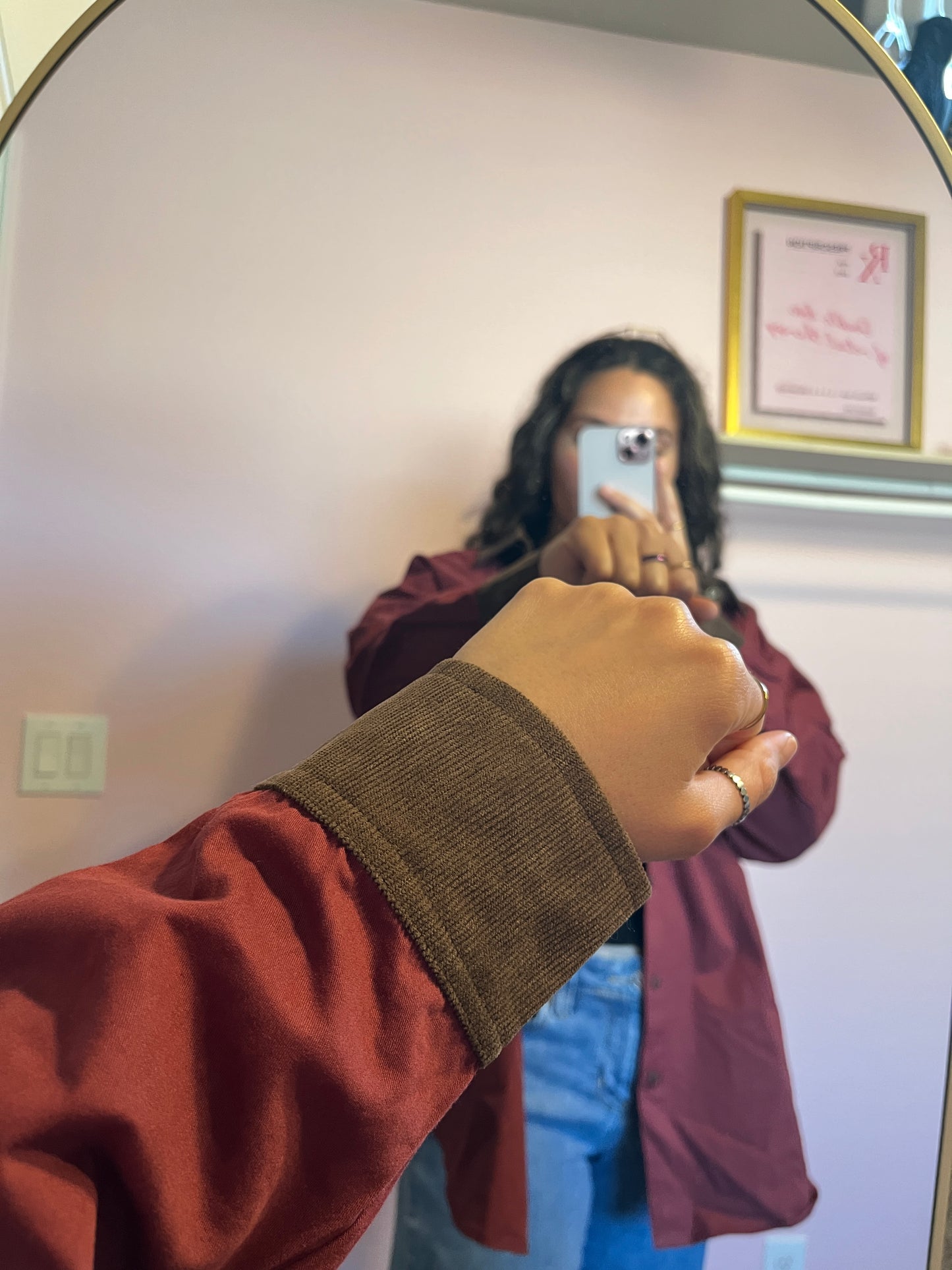 BURGUNDY BARN JACKET