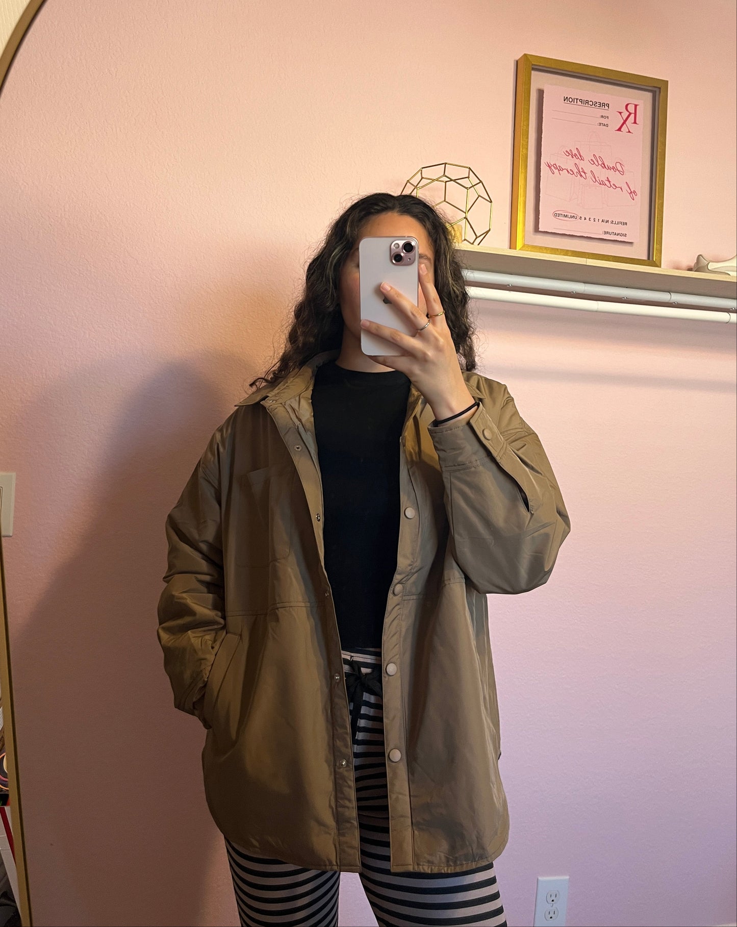 BUTTON UP JACKET TAN