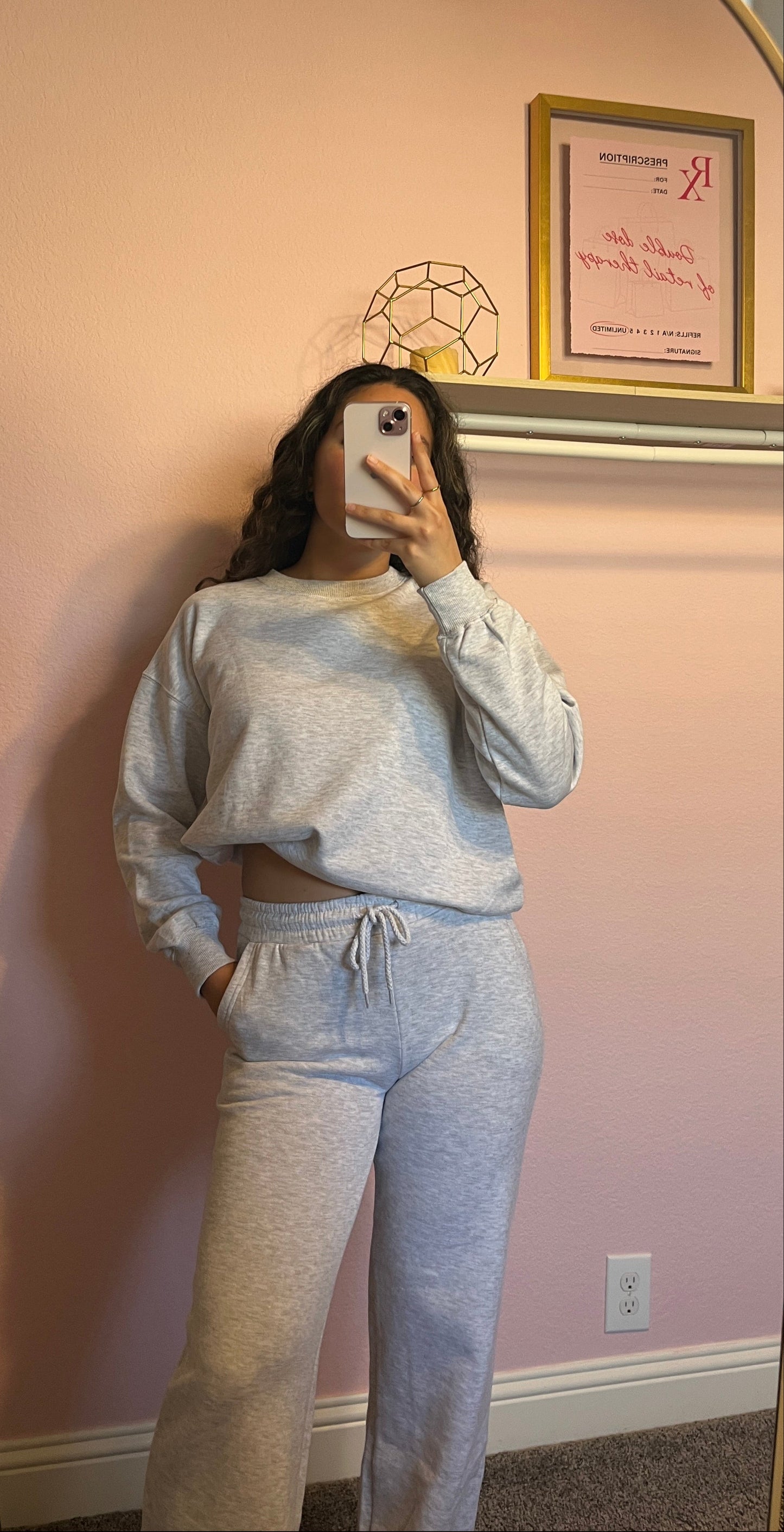 FLEECE SWEATS GRAY
