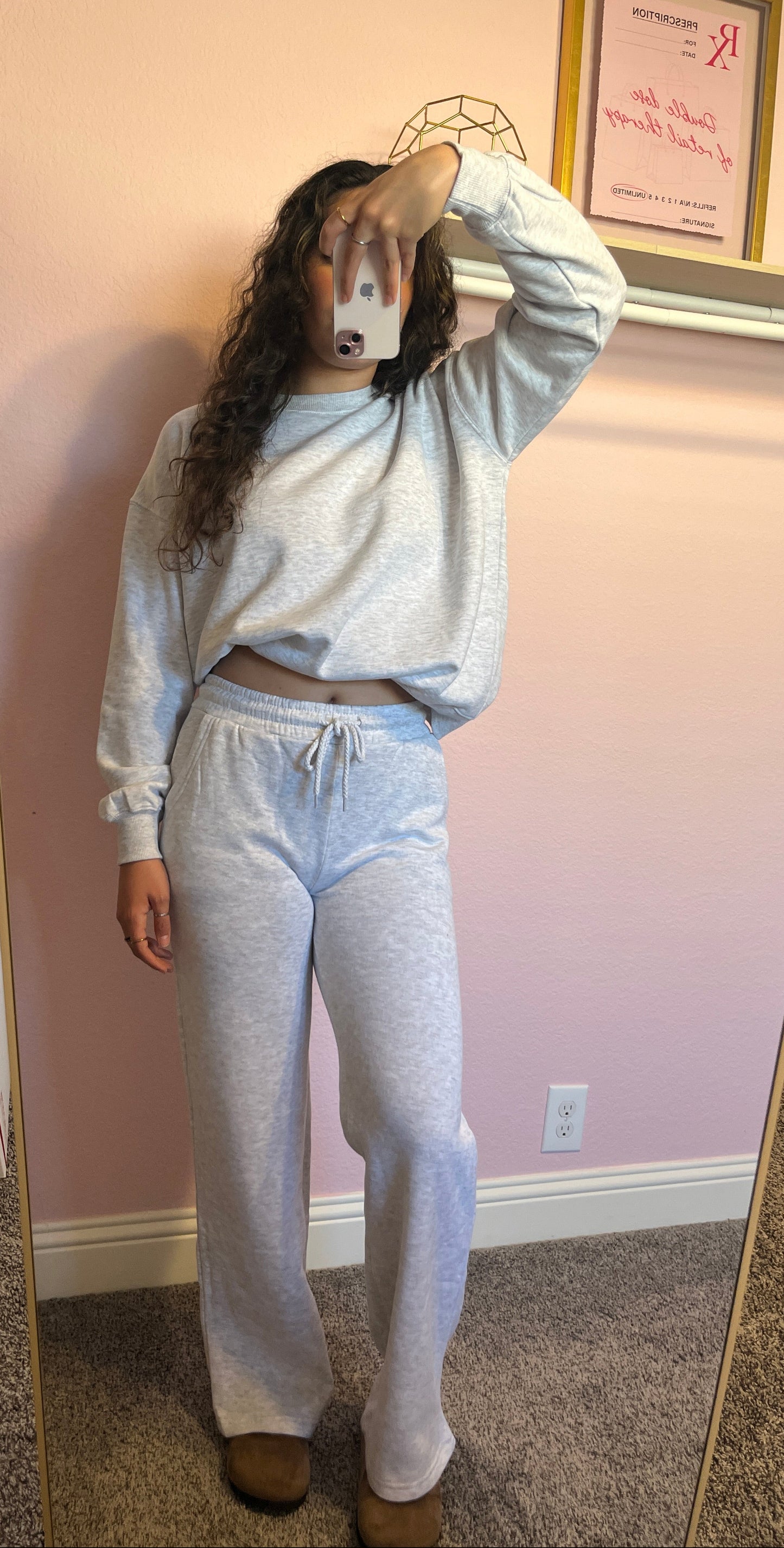 FLEECE SWEATS GRAY