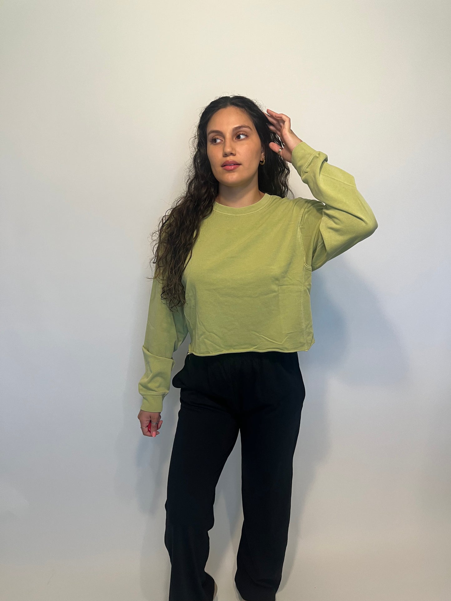 Green Pullover Top