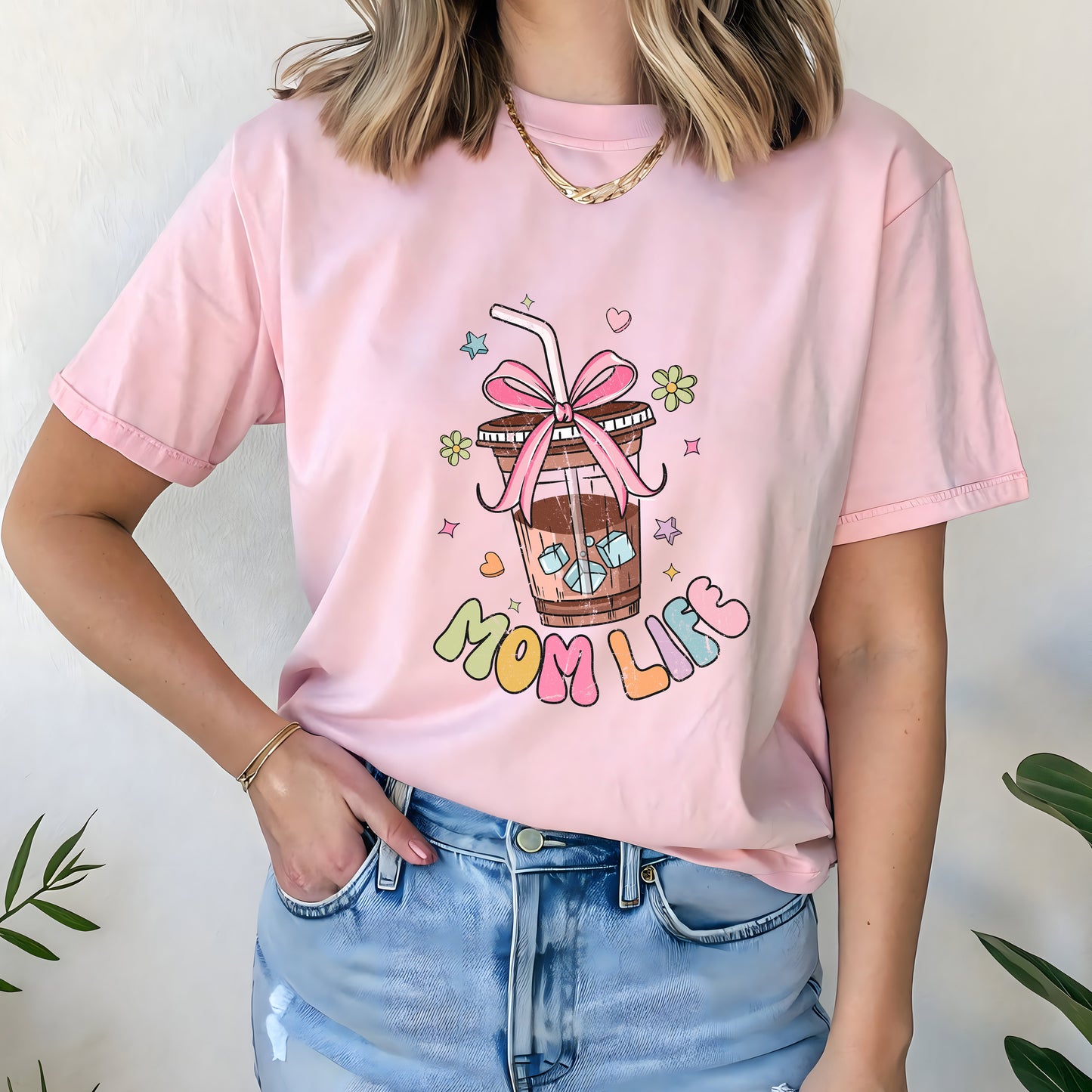 Mom Life Bow T-Shirt