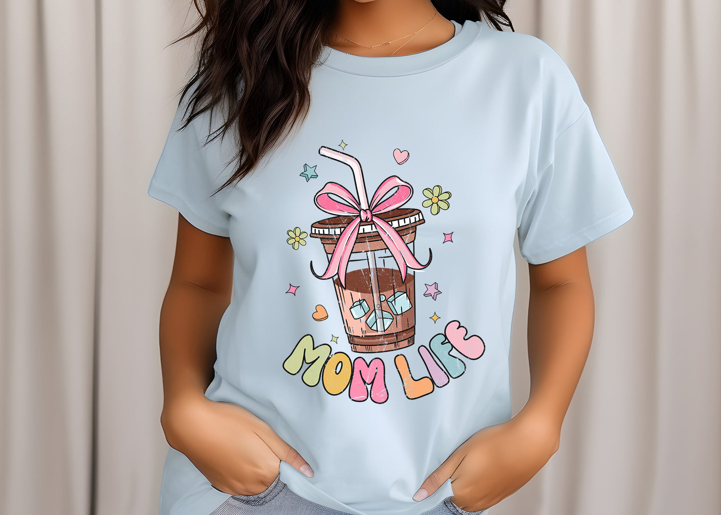 Mom Life Bow T-Shirt