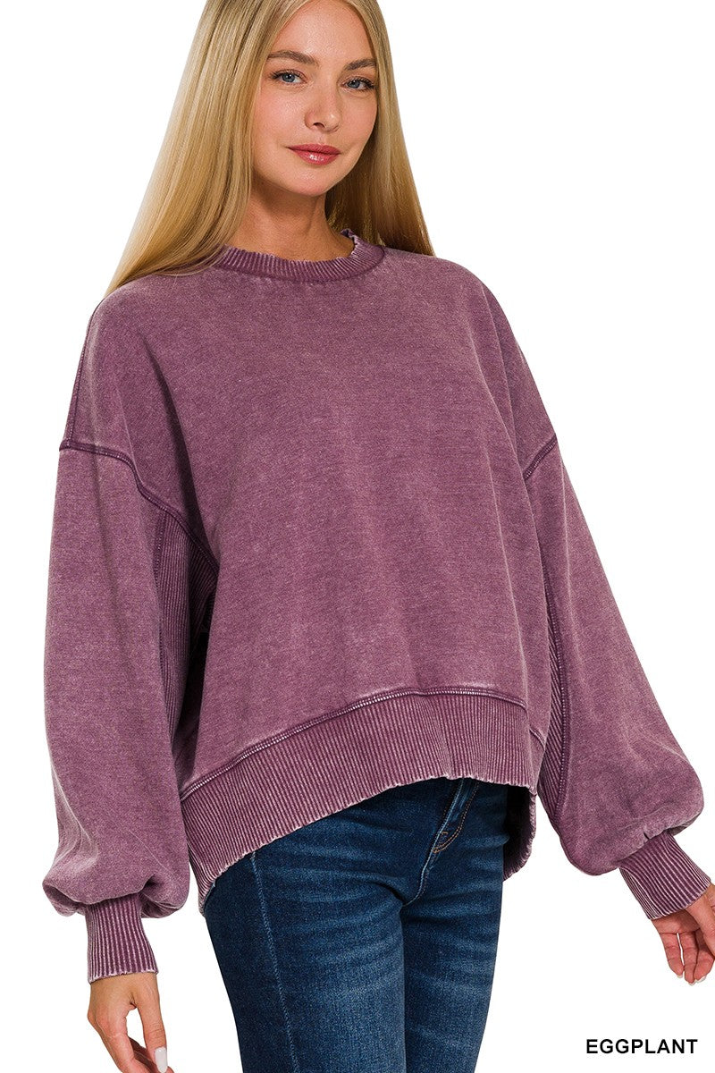 Everyday Pullover EGGPLANT